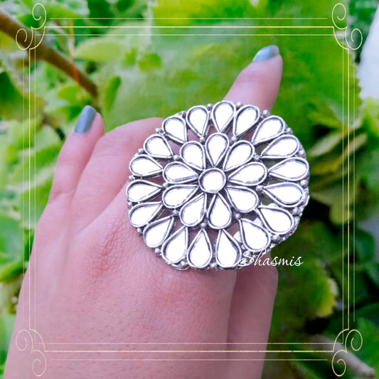 Big mirror rings