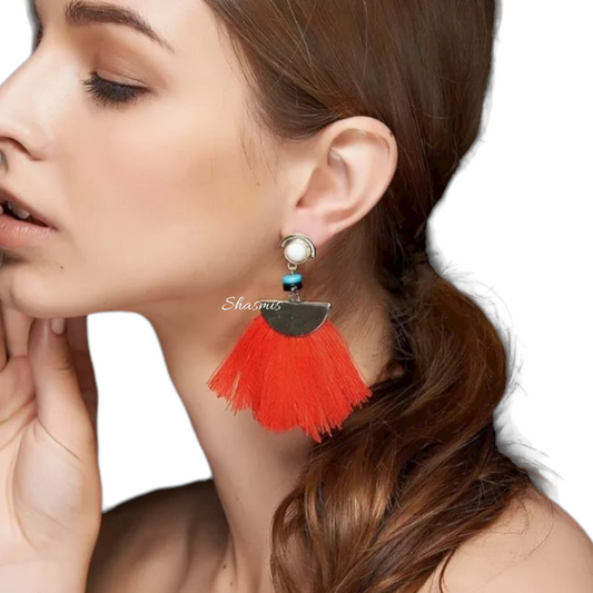 Silk Thread Earrings