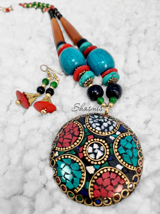 Hand Crafted Coral Necklace