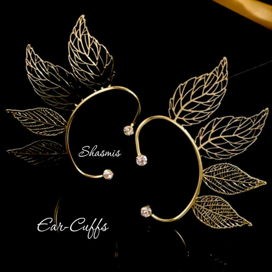 Leaves Gold Plated Earcuff