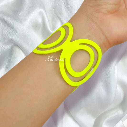 Lemon Yellow Neon Bracelets