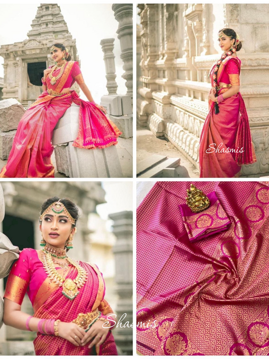 Banarasi Kanjivaram Silk Indian Sari