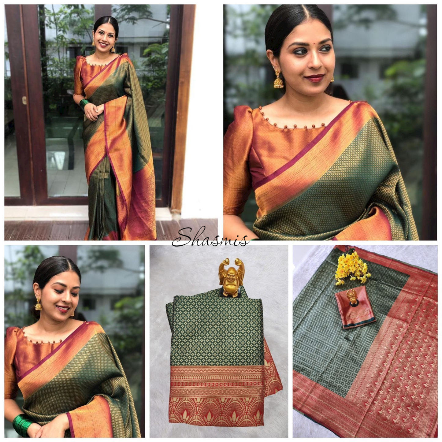 Green Silk Saree