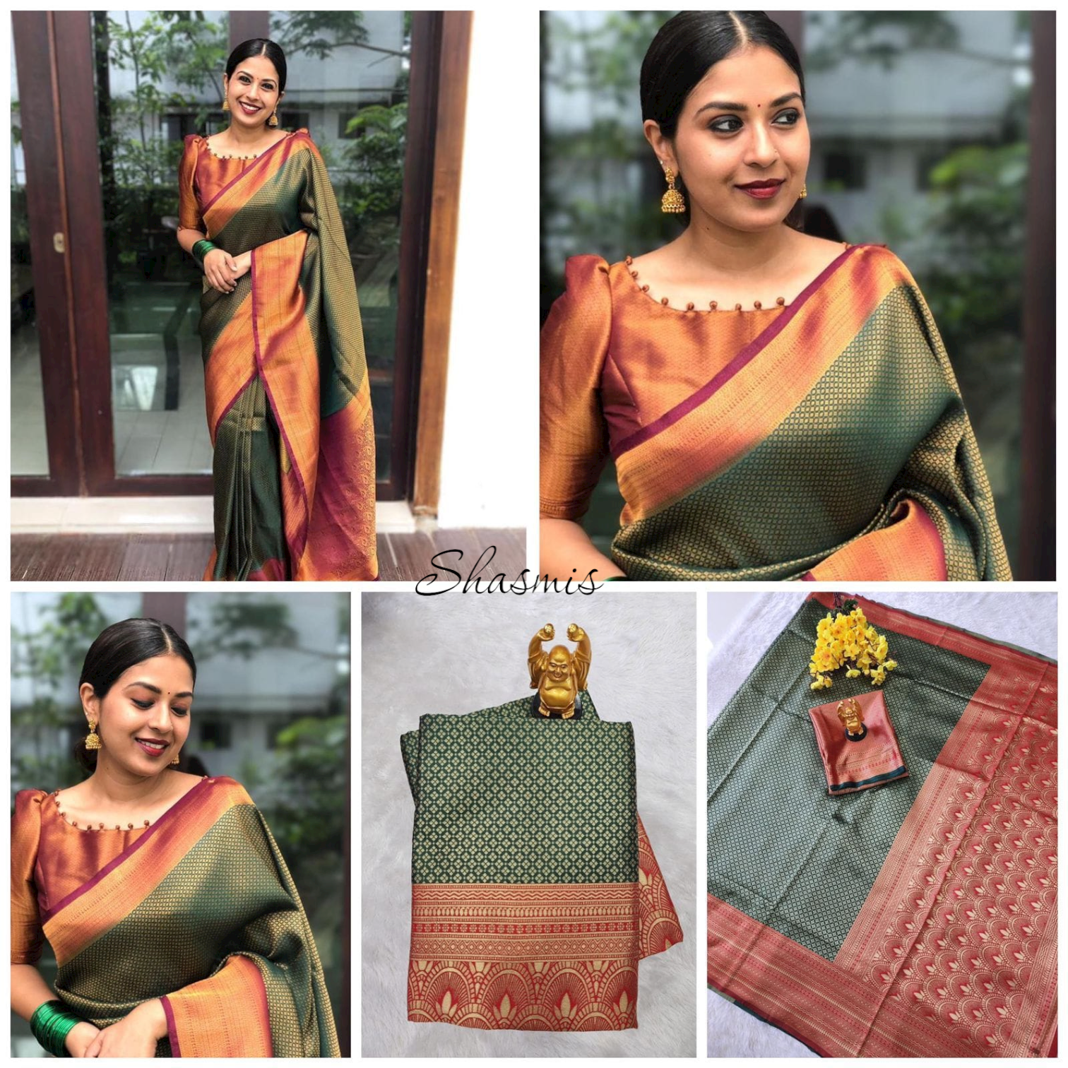 Green Silk Saree