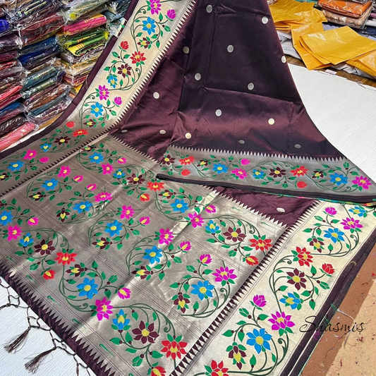 Pure Katan Silk Banarasi Handloom Saree