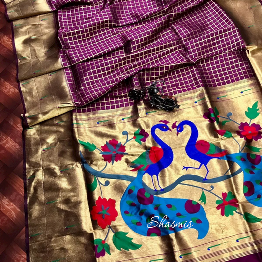 Sigle Pallu Pathani Saree