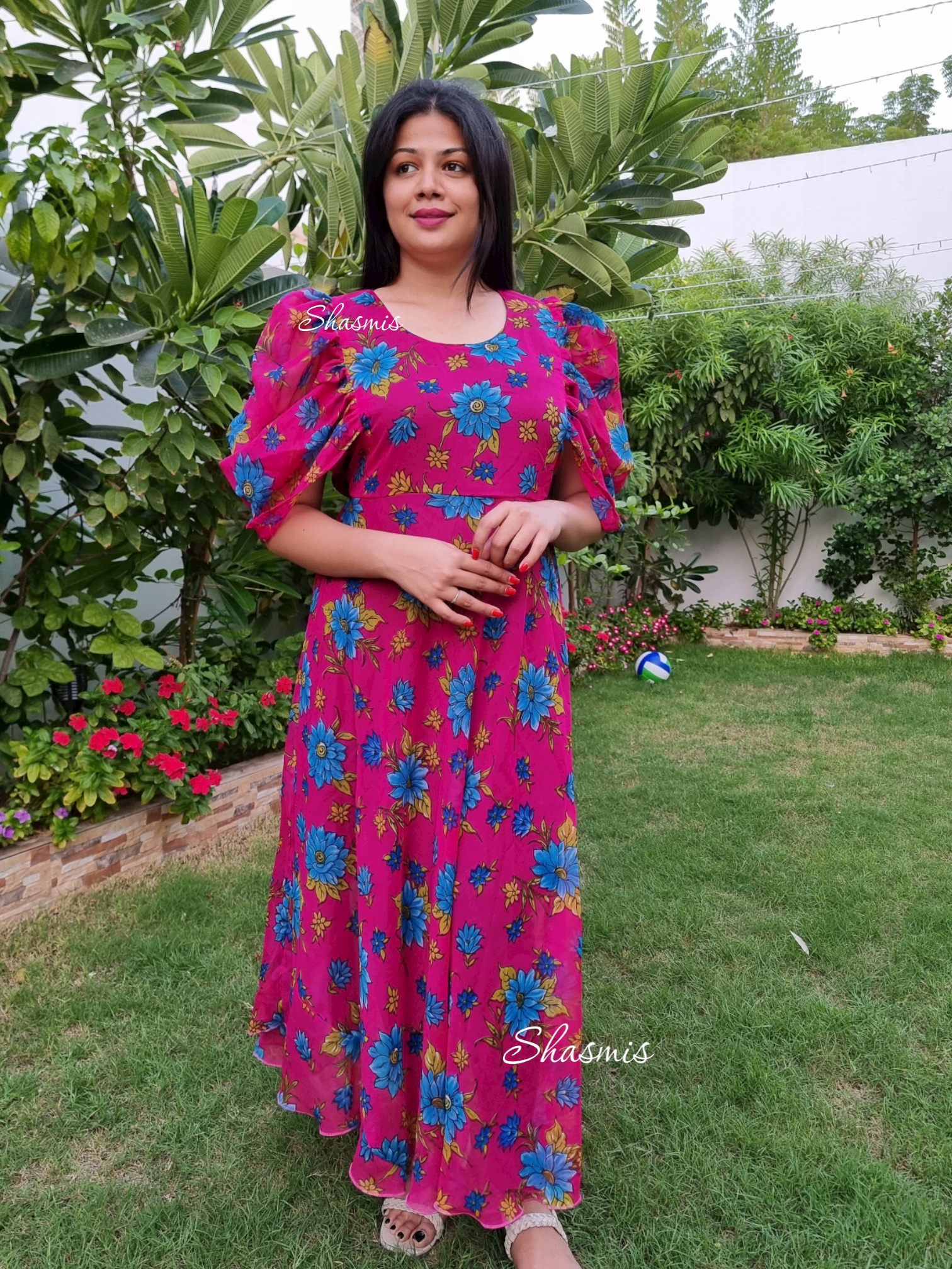Floral Georgette Dress