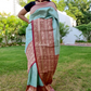Sae Blue Color With heavy Border Kanjivaram Silk Saree