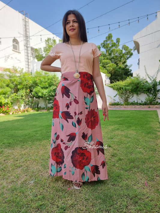 Floral Crepe Dress
