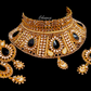 Black Stones Heavy Bridal Choker