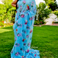 Mint Color Sequence Saree
