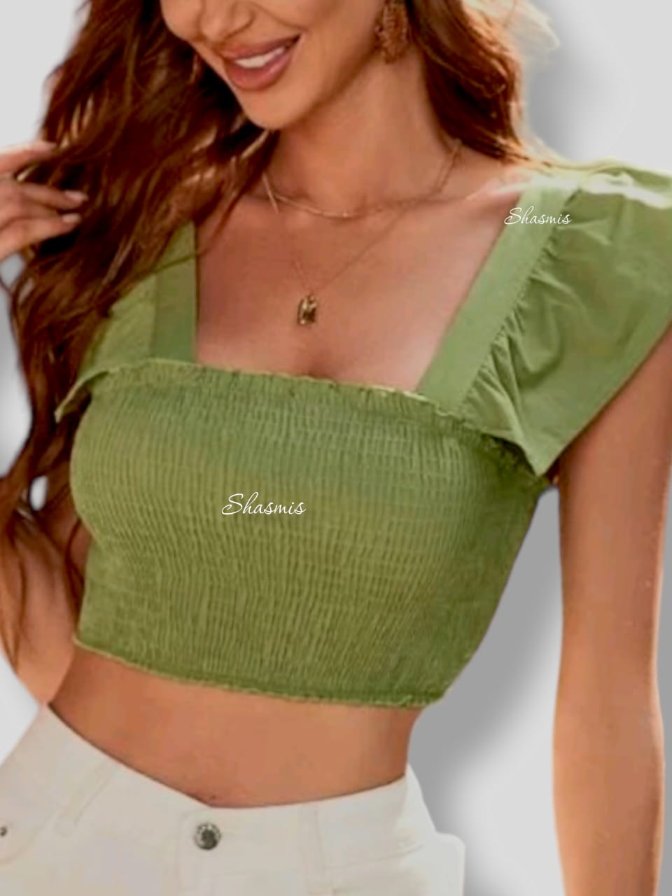No Sleeves With Elegant Ribbed Blouse