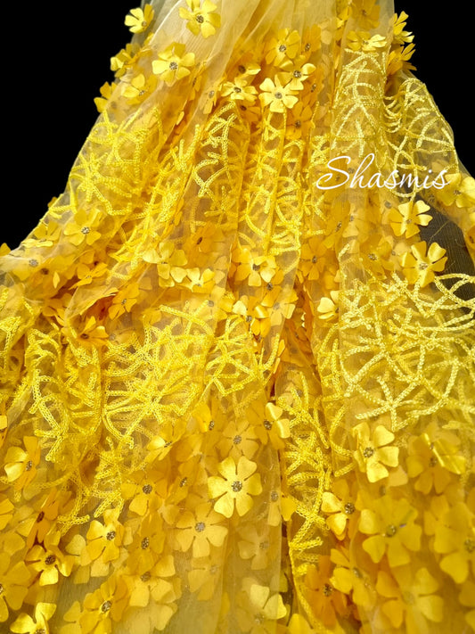 Lace Fabric Embroidery Net Silk Material