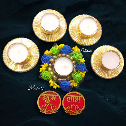 Candle Holder With Subhlabh 