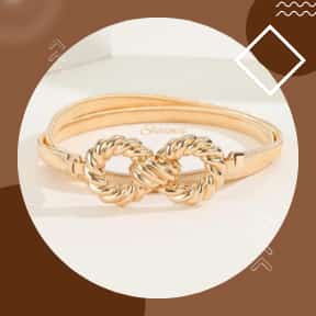Gold Buckle Stretchable Belt