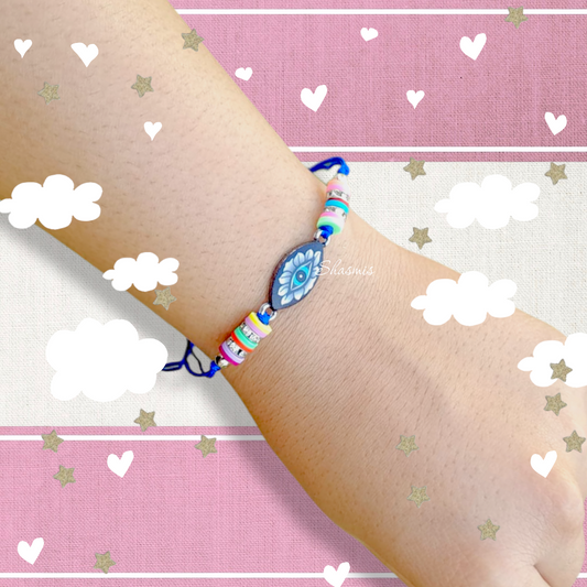 Evil Eye Beads Bracelets For Kids,