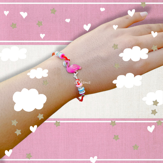 Pink Flamingoe Bracelets For Kids,