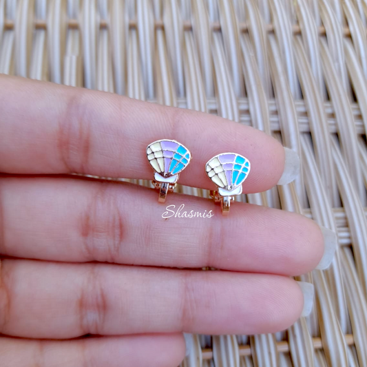 Sea Shell Earrings For Kids, Packed In Gift Box