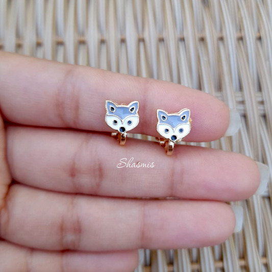Cute Deer Face Earrings For Kids, Packed In Gift Box