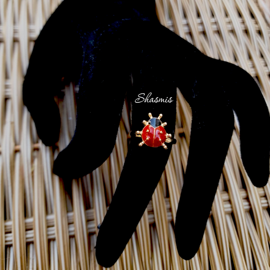 Lady Bug Ring For Kids, Packed In Gift Box