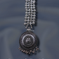 Oxidised Sun Design Silver Trendy Mangtika