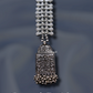 Silver Oxidised Ghungroo on Drop Mangtika