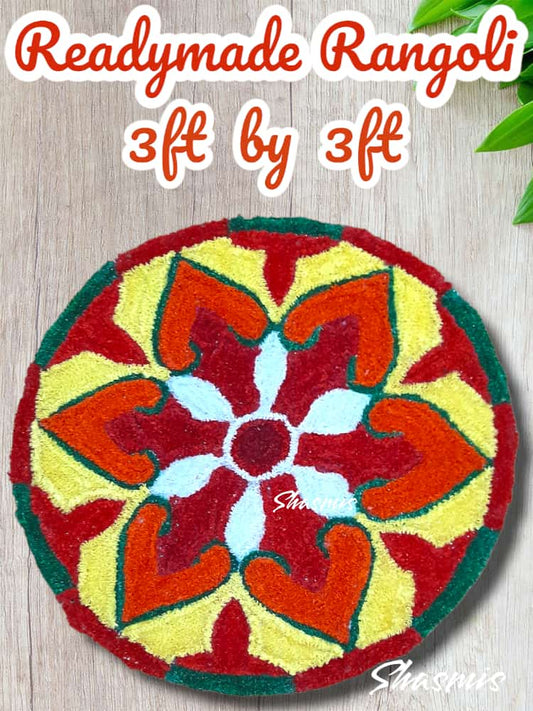 Flower Rangoli 3ft by 3ft