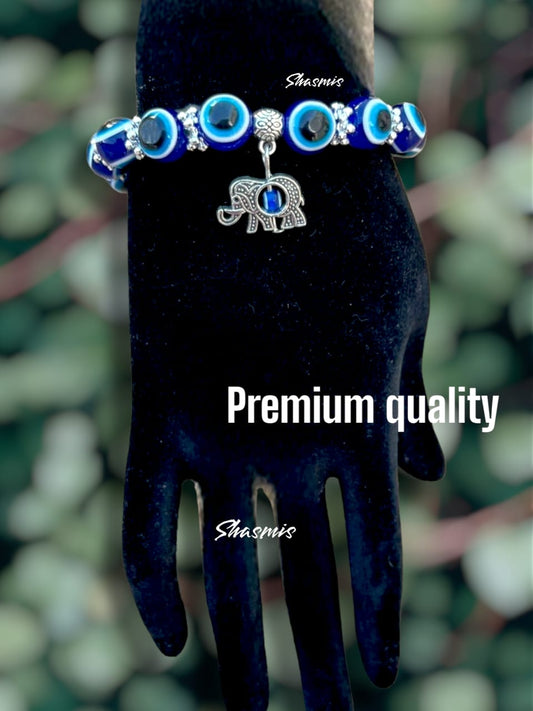 Elephant Turkish Evil Eye Bracelets