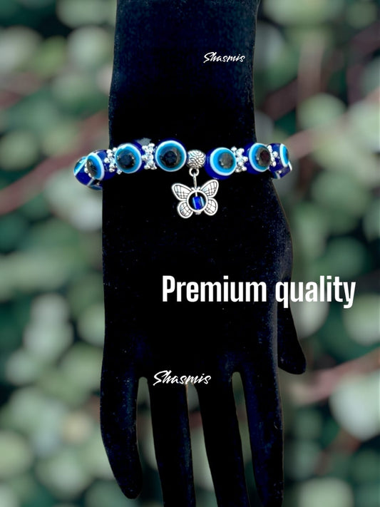 Butterfly Turkish Evil Eye Bracelets