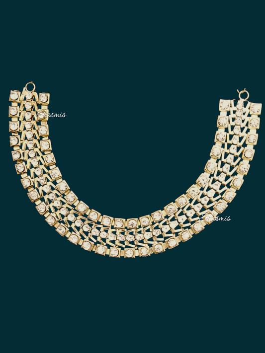 Gold Plated Diamond Chain Necklace