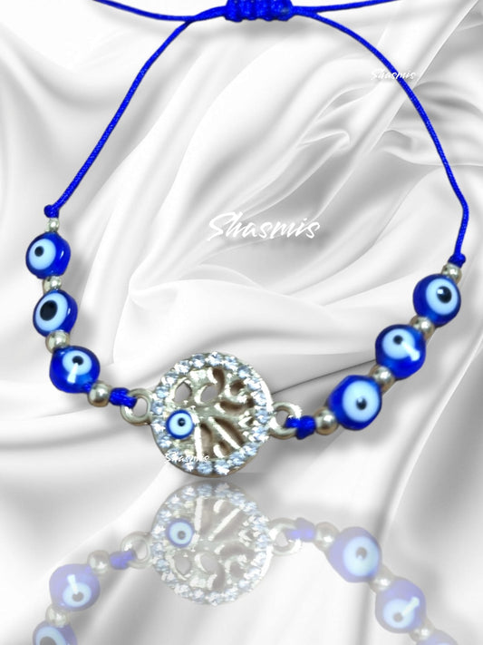 Blue Bead Evil Eye Bracelets