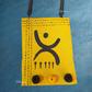 Yellow Fabric Necklace  