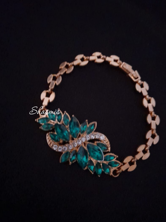 Green Color Stone Bracelet