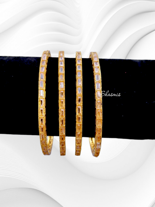 Diamond Golden Bangle