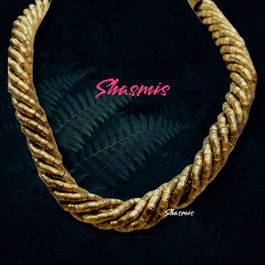 Golden Sequence Twisted Necklace 