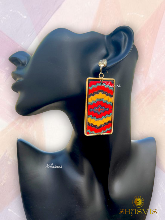 Trendy Long Rheinstone Earrings