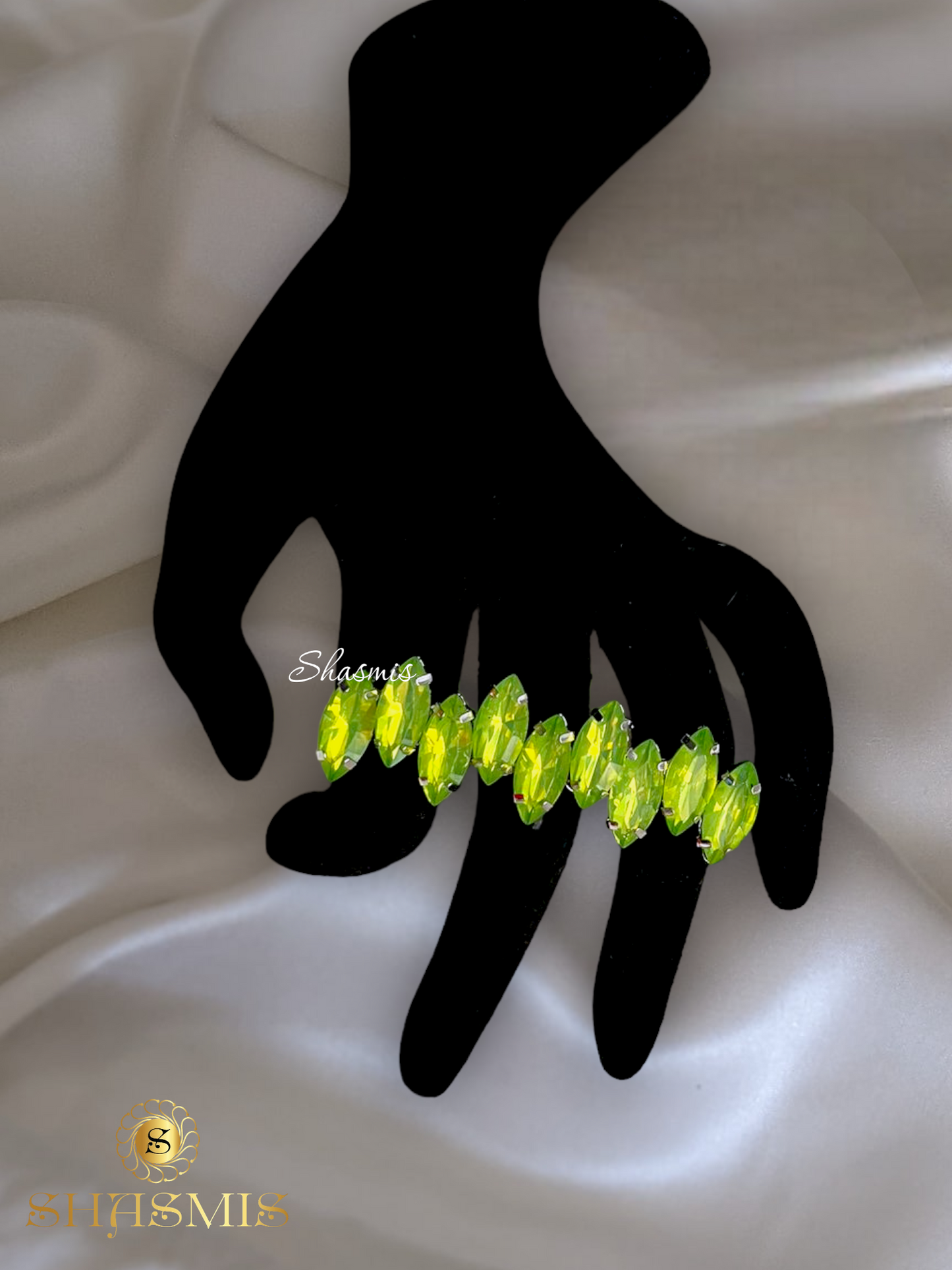 Lemon Green Color Design Prerto Ring