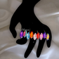 Multi Color Stone Design Prerto Ring