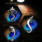 Peacock Design Ganesha Wall Painting Hexagon Set Of 3