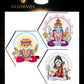 Idols Art Set of 3 Hexagon Wall Painting