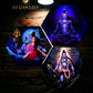 Beautiful Shankar Bhagwan Painting Set of 3 Hexagon Design