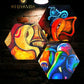 Ganesh Ji Wall Hexagon Painting Set Of 3