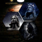 Lord Shiva Wall Hexagon Painting Set Of 3
